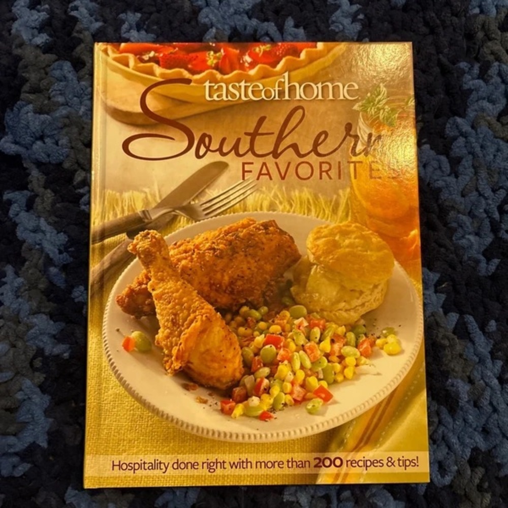 Taste of Home Southern Favorites Cookbook - Yellow & Brown Cover